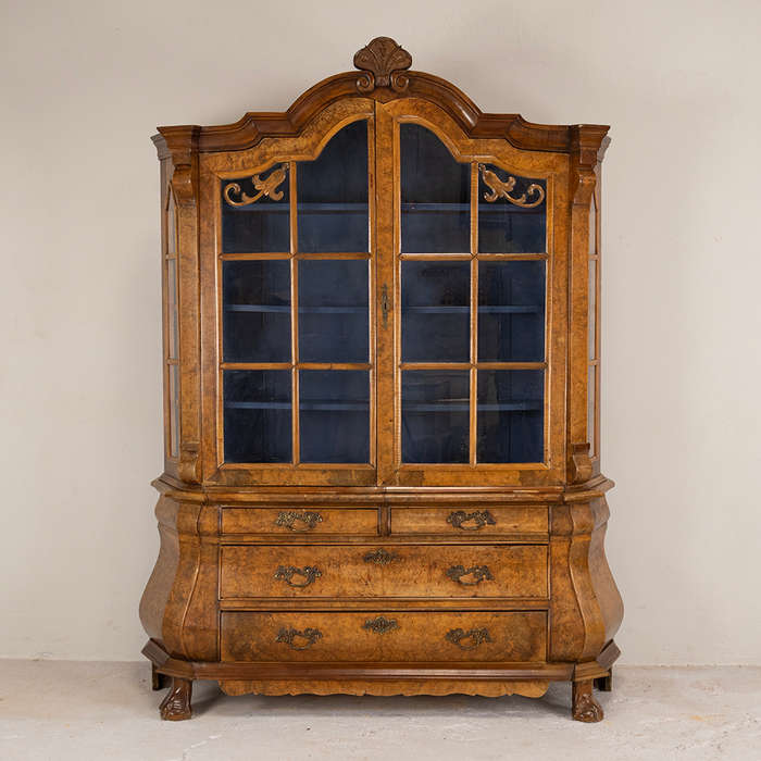Dutch Walnut Vitrine
