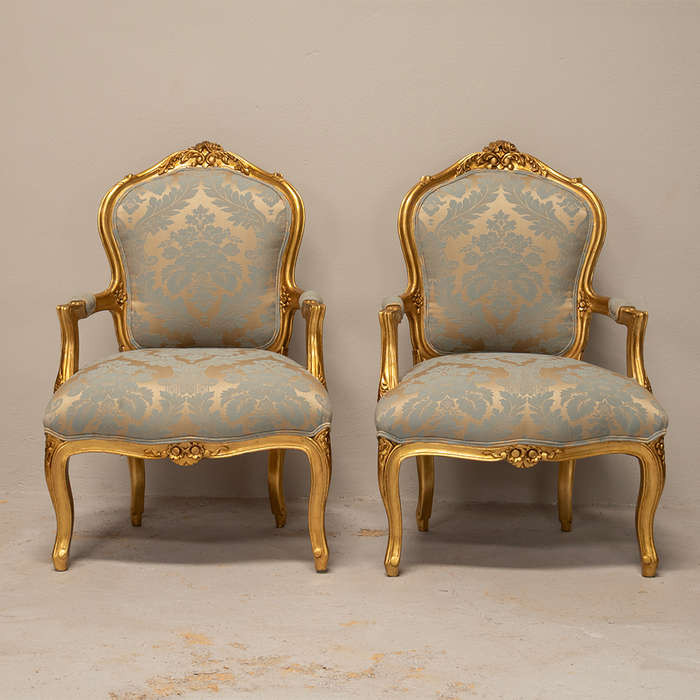 Gilded Arm Chairs