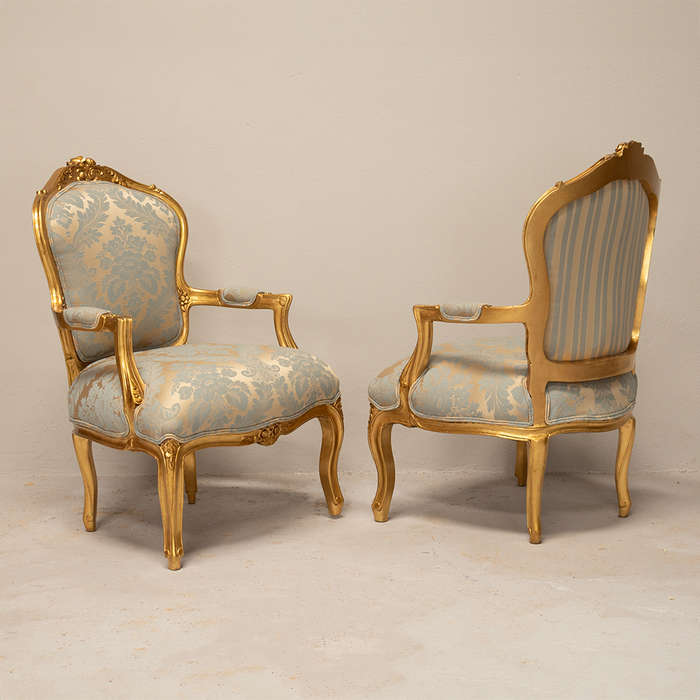 Gilded Arm Chairs