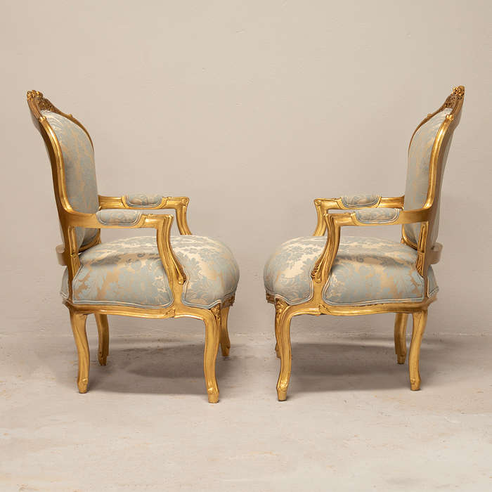 Gilded Arm Chairs