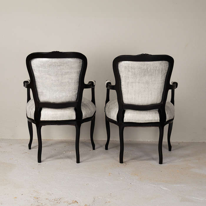 French Style Glammer Armchairs