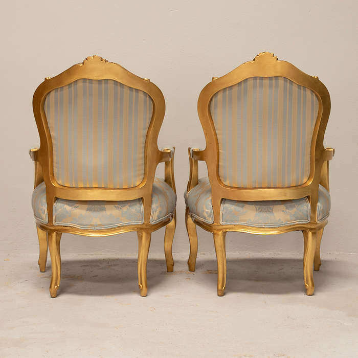 Gilded Arm Chairs