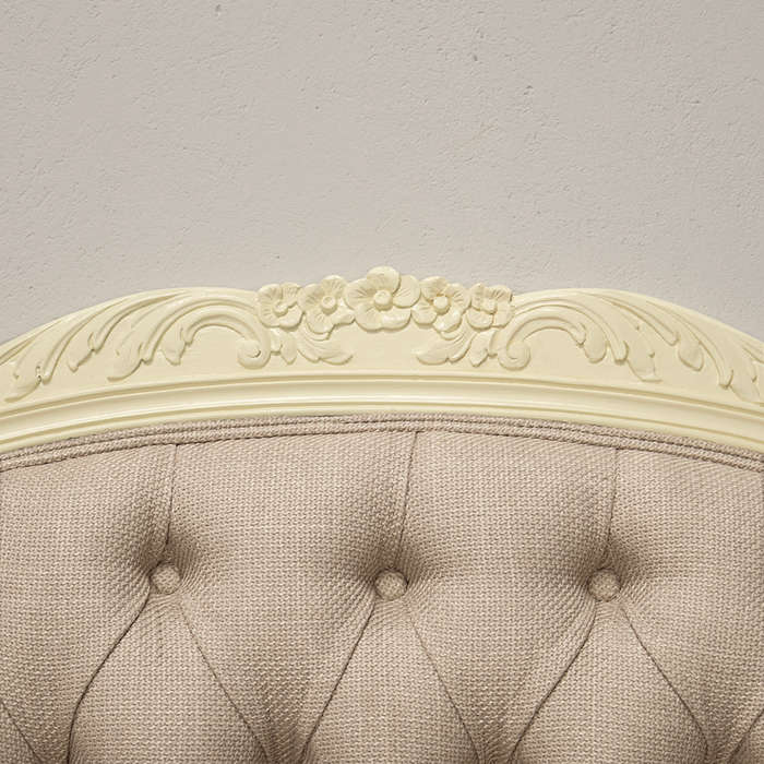 French Style Headboard and Pedestals