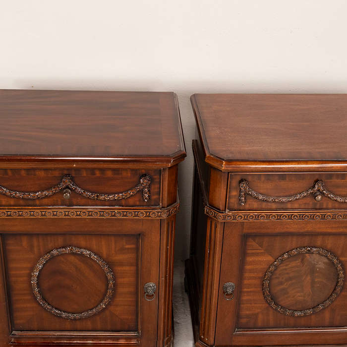 Mahogany Pedestals