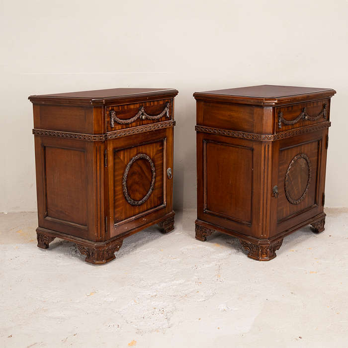 Mahogany Pedestals