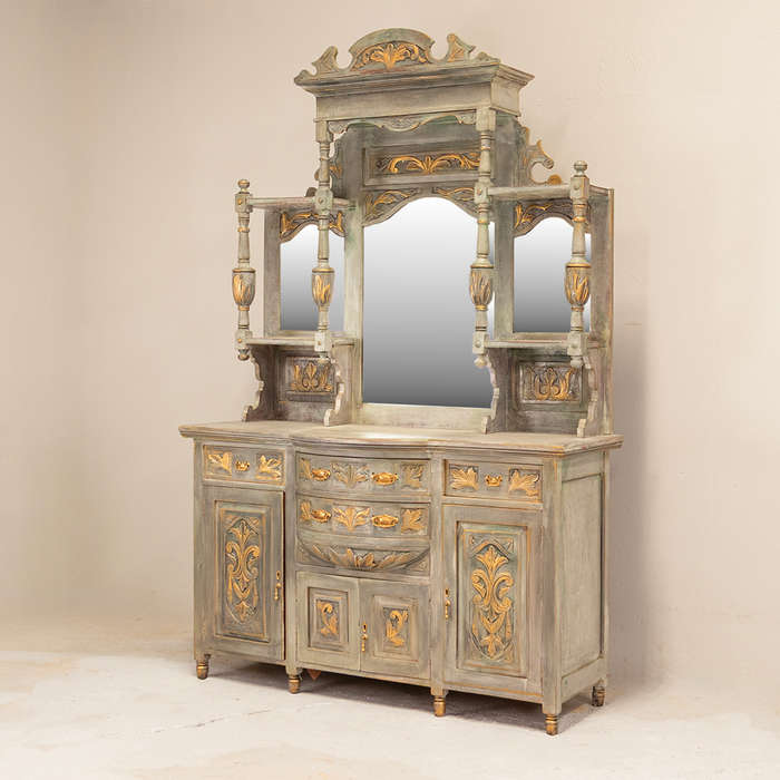 Painted Victorian Sideboard