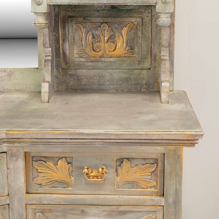 Painted Victorian Sideboard