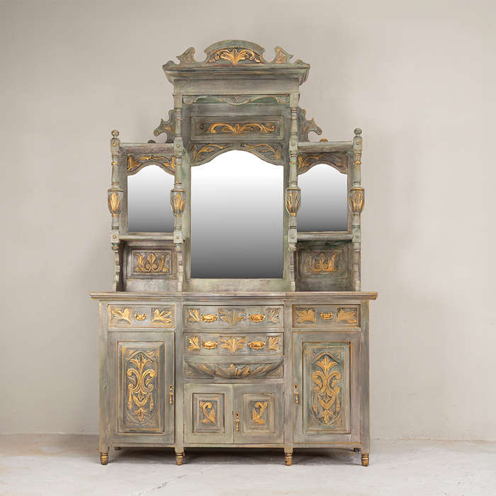 Painted Victorian Sideboard