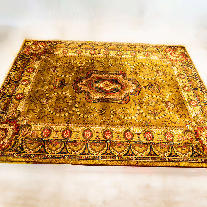 Vintage Persian Medallion Rug