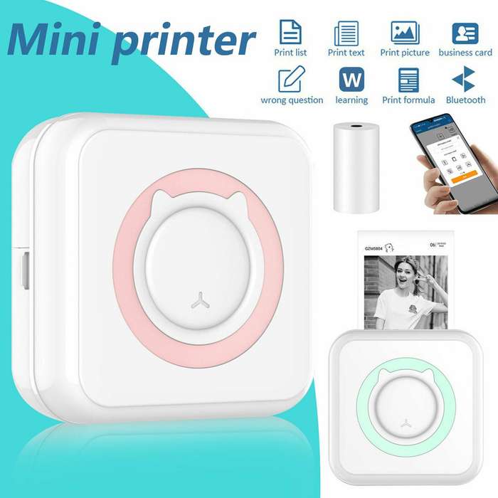 Mini Portable Pocket Thermal Printer (Box Damage)