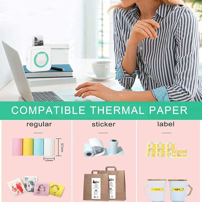 Mini Portable Pocket Thermal Printer (Box Damage)