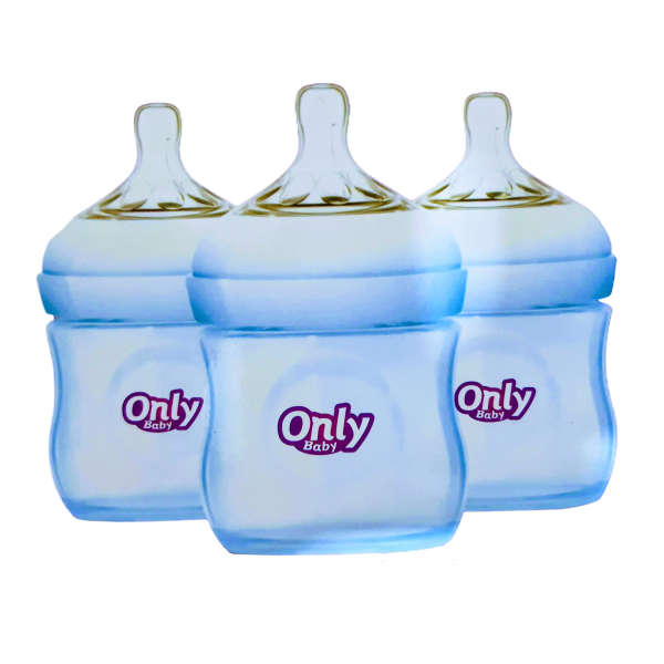 Only Baby Feeding Bottle 125ml - 3 Pack