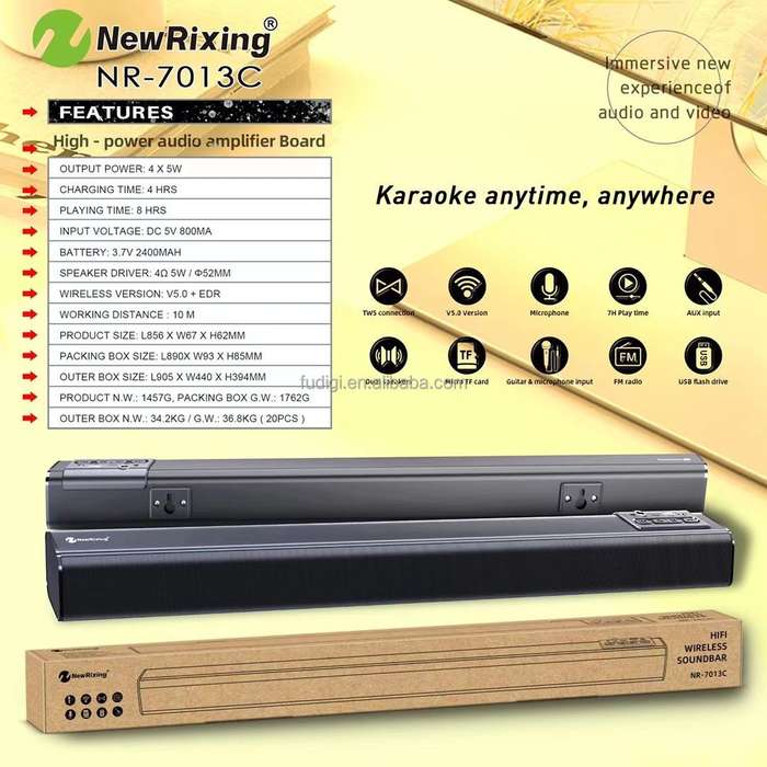 85cm Soundbar Audio Surround Sound System