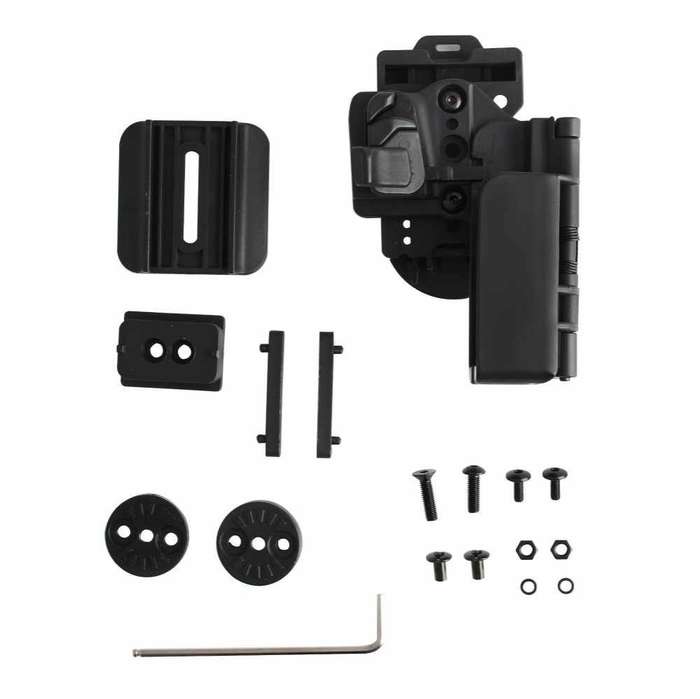 Tactical Right Hand Clocking Waist Belt Holster for Glock 17, 19, 22