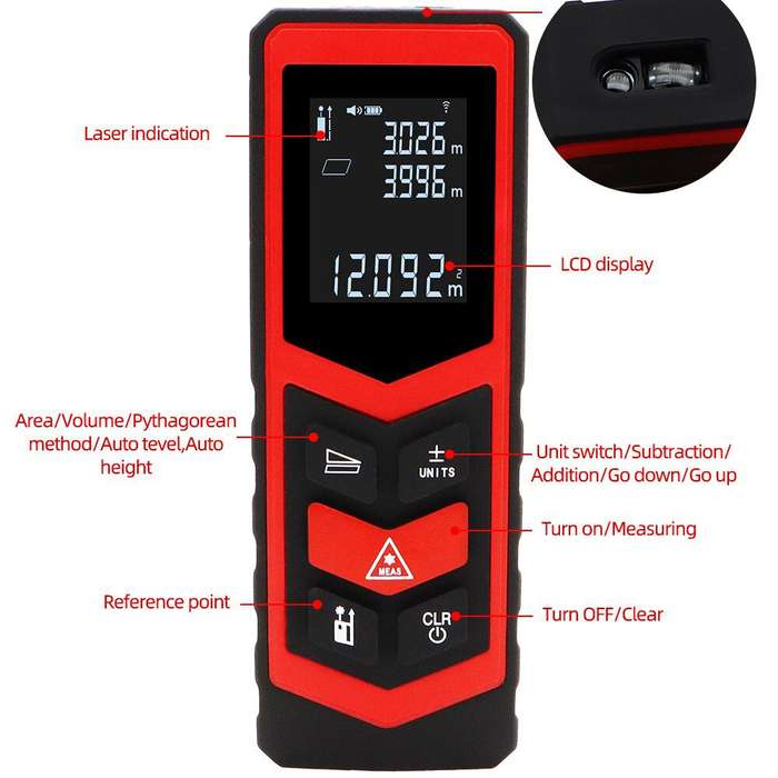 Distance Meter 80M Andowl