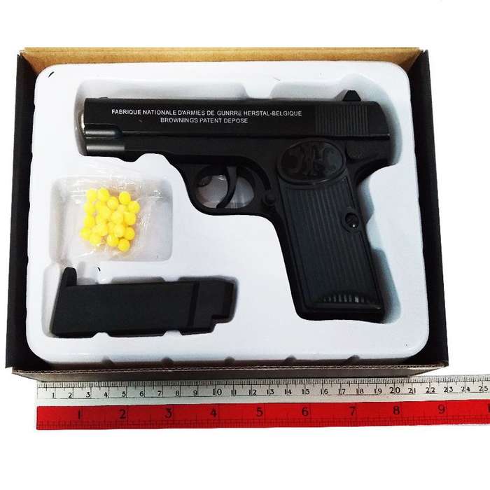 Spring Pistol Toy Gun with Pellets (C17 Browning)