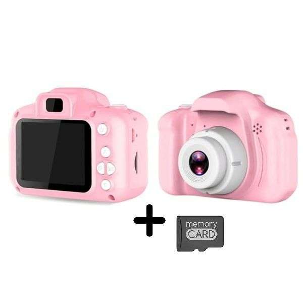 Kids Mini Portable Digital Camera Plus SD Card