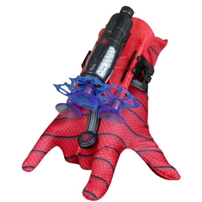 Kids Spider-man Glove Net Shooter Dart Blaster Launcher Spiderman Toys Gifts