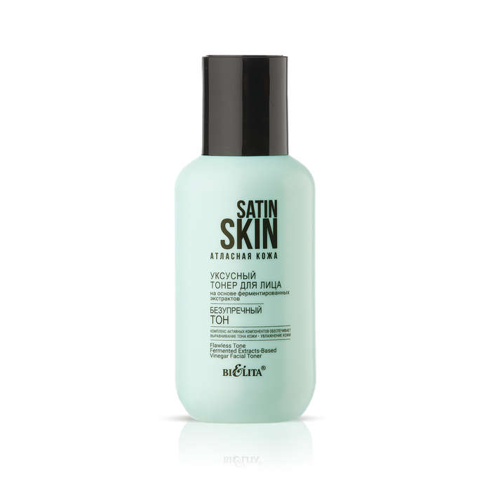 SATIN SKIN Flawless Tone Fermented Extracts-Based Vinegar Facial Toner, 95ml