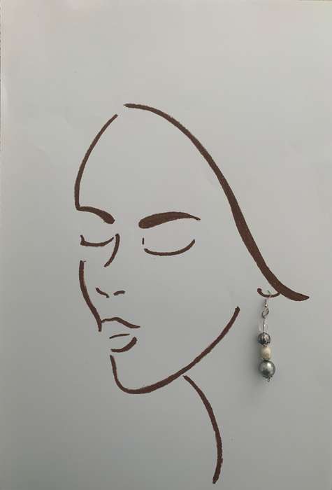 Chrome Party Earrings