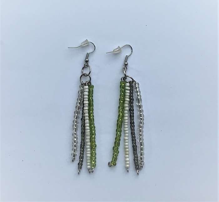 Green Vine Earrings