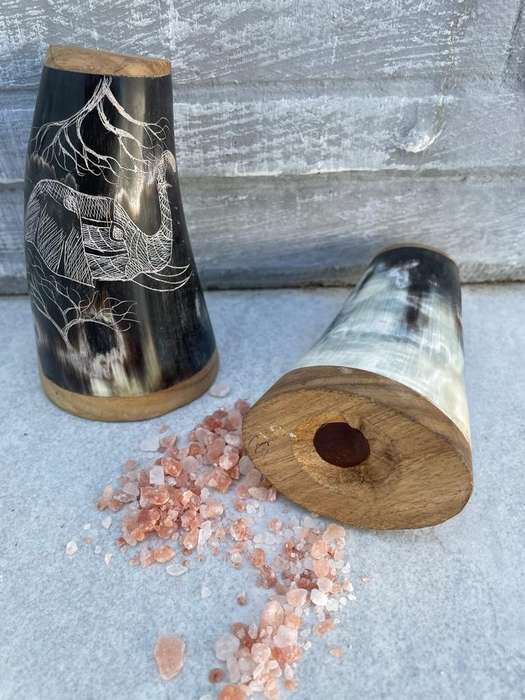 Hand Crafted African Salt & Pepper Shakers