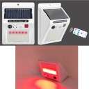 LED Solar Motion Sensor Alarm Lamp Wireless Security System