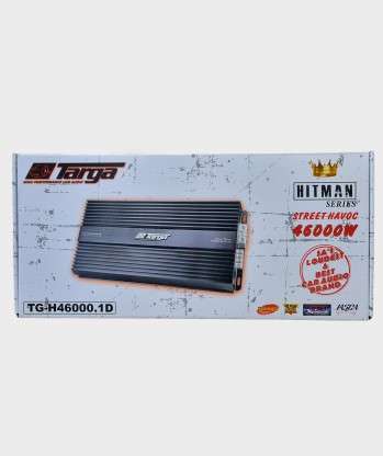 Targa TG-H46000.1 Hitman Series 3800rms Class D 1ohm Amplifier