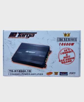 Targa TG-H18600.1D Hitman Series 18600w/1000w rms 1 Channel Class D Amplifier