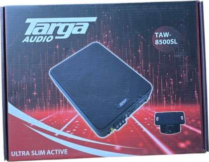 Targa TAW-8500SL 8 Ultra Slim 8500w Active Subwoofer with Wiring
