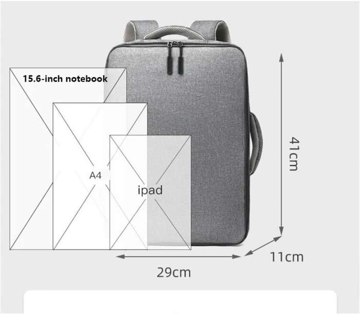 USB Charging Port Laptop Backpack |  15.6' Laptop Size