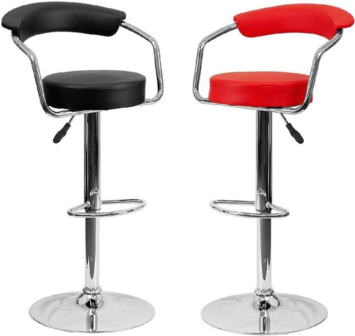 Set Of 2 Metal Bar Chair