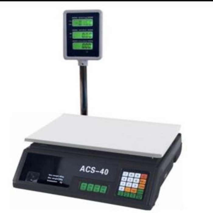 Double Sided Display Electronic Digital Weighing Steel Scale 40kg Digital Counter Weighing Scale