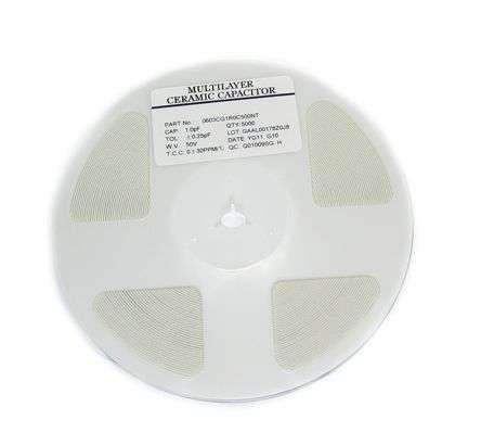 CERAMIC CAPACITOR SMD 0603 NPO 1pF 50V - 5K/REEL 0603CG1R0C500NT