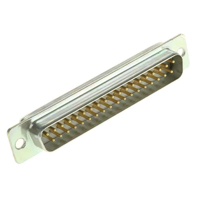 PLUG D-SUB 37W PCB STRAIGHT METAL SOLDER PINS 37MDMSOL