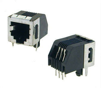 MOD SOCKET RJ12 PCB R/A 6P/6C 6-CONTACT 5555140-1