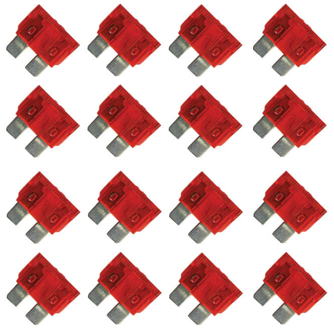 AUTOMOTIVE BLADE FUSE ATQ 10A 32V RED - 1K/BAG ATQ10-32V