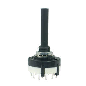 ROTARY SWITCH 2POL 6POS BBM PCB SR2612F-0206-38F5B-D8-N