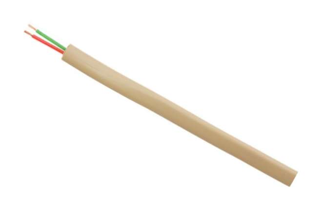 2C FLAT MODULAR CABLE IVORY - DEBULK AWG26-2