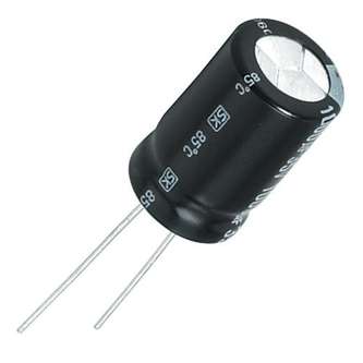 RADIAL ELECTROLYTIC CAPACITOR 2200uF 25V 85D  ECR-2200MF25V 13x21