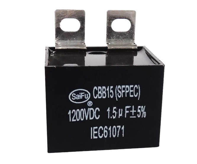 FILM CAPACITOR 2uF 1200VDC / 350VAC CBB15-1200-2UF