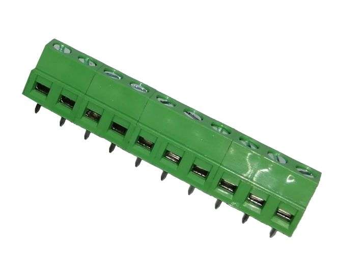 TERMINAL BLK PCB 10W 5.08MM STR GREEN  DG127-5.08-10P-14-00A(H)