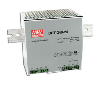 POWER SUPPLYD/R I=380 3PH O=48V 5A DRT-240-48