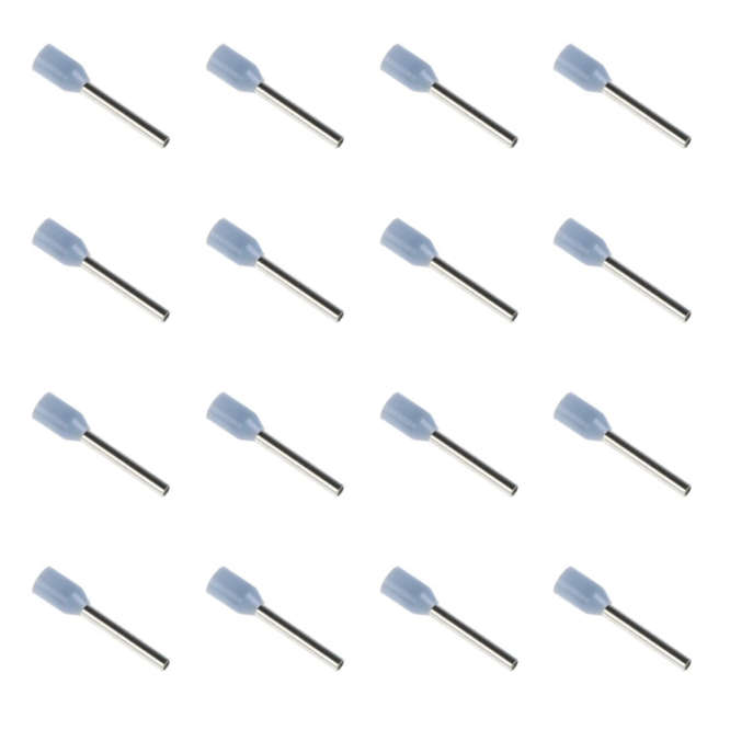 BOOT LACE TERMINAL CSA=0.3mm2 BLUE CL=8 TL=12 100/B EVN0308