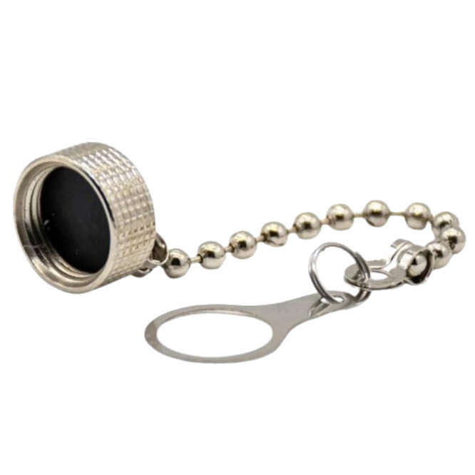DUST COVER WITH METAL CHAIN GX16