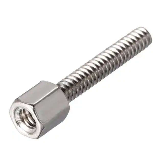 HEX SPACER MAL-FEM UNC #4-40 STUD SCREW FOR D-SUB 12mm HEX4