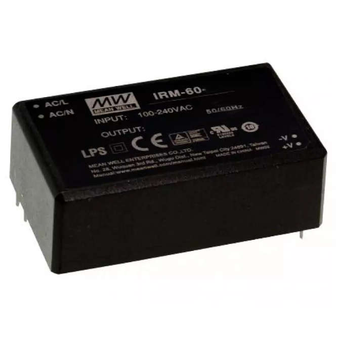 POWER SUPPLY PCB I=220 O=15 4A 60W IRM-60-15