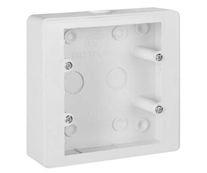 4x4 SURFACE MOUNT WALL BOX PVC K0000433