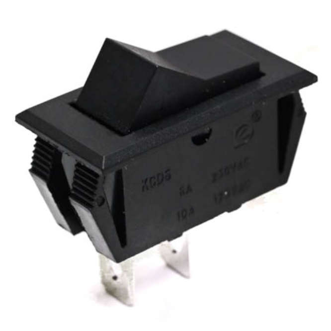 ROCKER SWITCH SPST 33x15mm BLACK KCD6-101