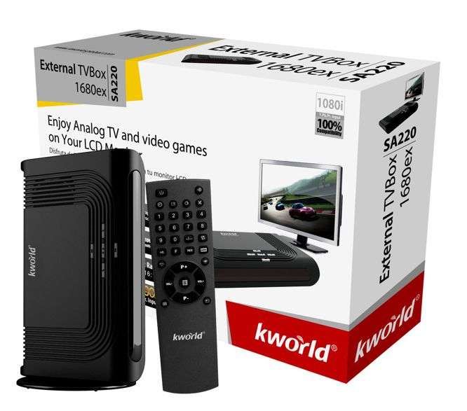 LCD BOX COMPUTER TO VGA S-VIDEO 1680X1050 KW-SA220